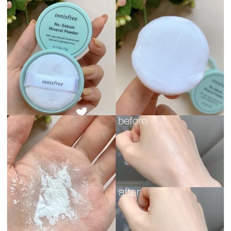 Phấn Bột Kiềm Dầu Inisfree