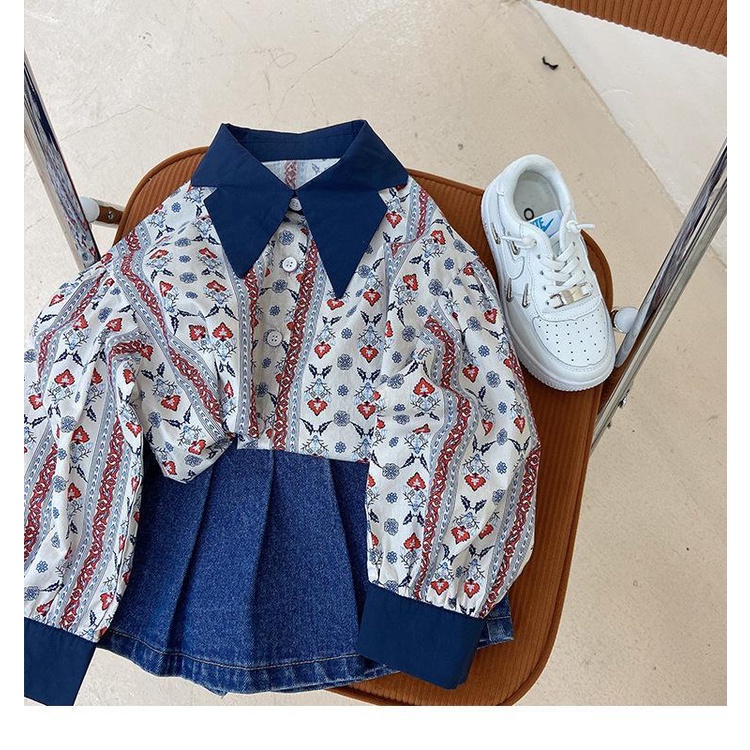 [Hàng Mới Về] Chân Váy Ngắn Xếp Ly Giả Hai Mảnh Đơn Giản Phong Cách Hàn Quốc Dành Cho Bé Gái