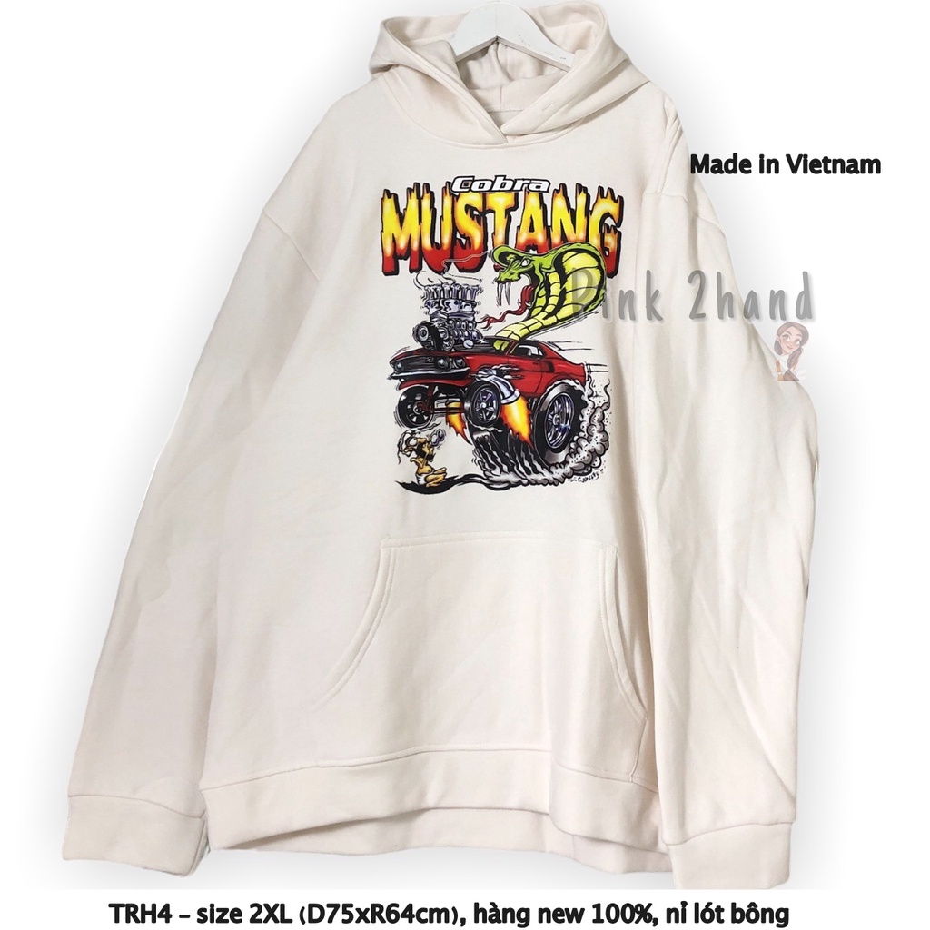 Áo Hoodie nữ, nam 2hand, chất dày, size XL/XXL - 080422