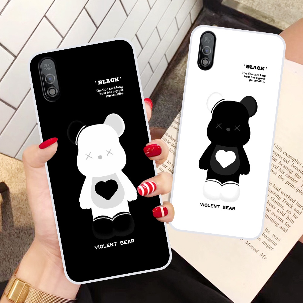 Ốp Vsmart Bee / Bee 3 in hình họa tiết Mountain, Be@rbrick dễ thương (T13 - T18)