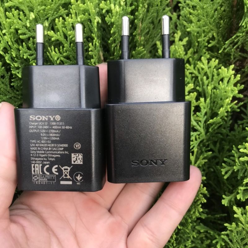 Củ sạc nhanh Sony UCH12  trợ Quick Charge 3.0  & Pump Express 2.0 , sạc nhanh sony
