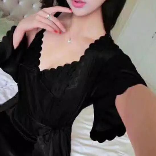 ♠ Đầm Ngủ Kimono 2 Trong 1 Xẻ Tà Bên Ngoài ♛ | BigBuy360 - bigbuy360.vn