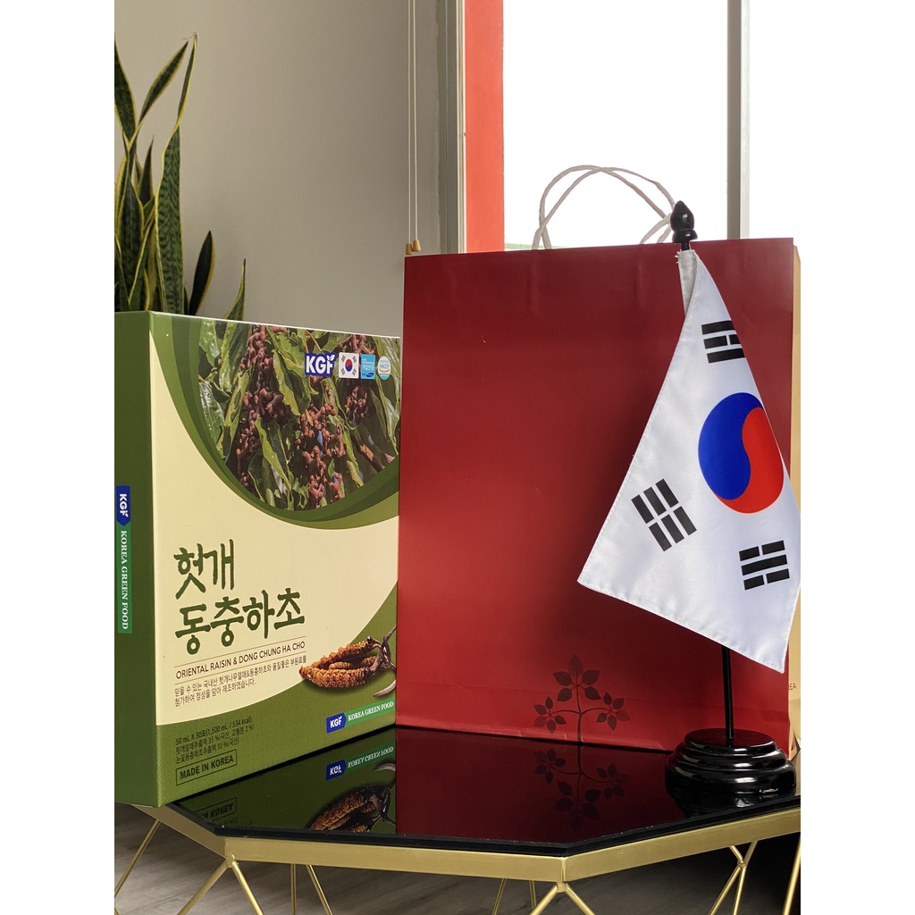 NƯỚC MÁT GAN ĐÔNG TRÙNG GIẢI ĐỘC GAN KGF HÀN QUỐC 50ML X 30 GÓI