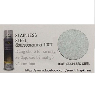 Sơn xịt mạ kẽm Stainless steel