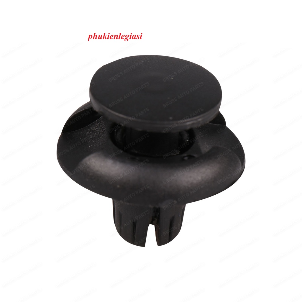 Nút Nhấn Nhựa 2 khía 8mm Màu Đen Thay Thế Cho Cản Trước Xe Hơi hàng OEM Mitsubishi grandis