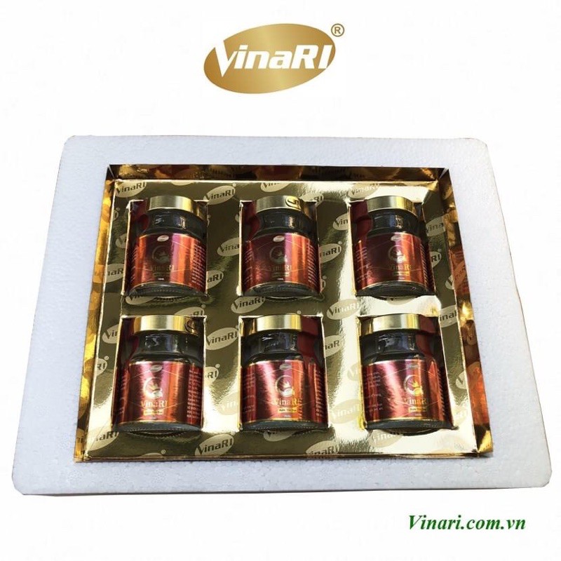 Nước Yến Sào 1 hộp 6 lọ VINARI - Đặc sản Tiến Vua - Yến Sào Khánh Hòa Yến Sào Nha Trang