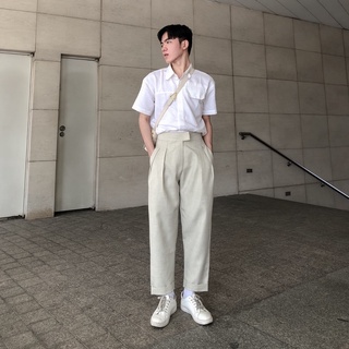 NOBUTA - Quần ống rộng có miếng dán LARGERPANTS