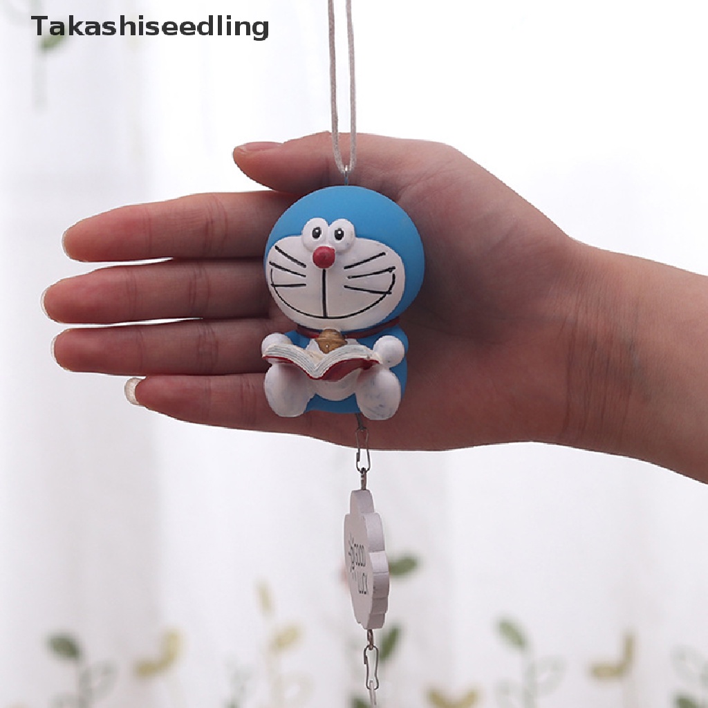Chuông gió treo sân vườn hình Doraemon dễ thương