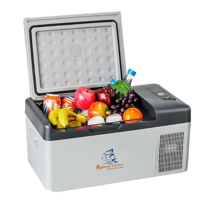 Tủ lạnh ô tô Alpicool, Tủ lạnh mini dung tích 9 lít, 15 lít, 22 lít, điều khiển bằng điện thoại (Kèm quà tặng)