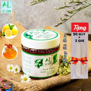 Wax lông tẩy lông AN LÀNH 100% thiên nhiên (TẶNG 50 giấy và 2 que)  | Gel wax lông lạnh