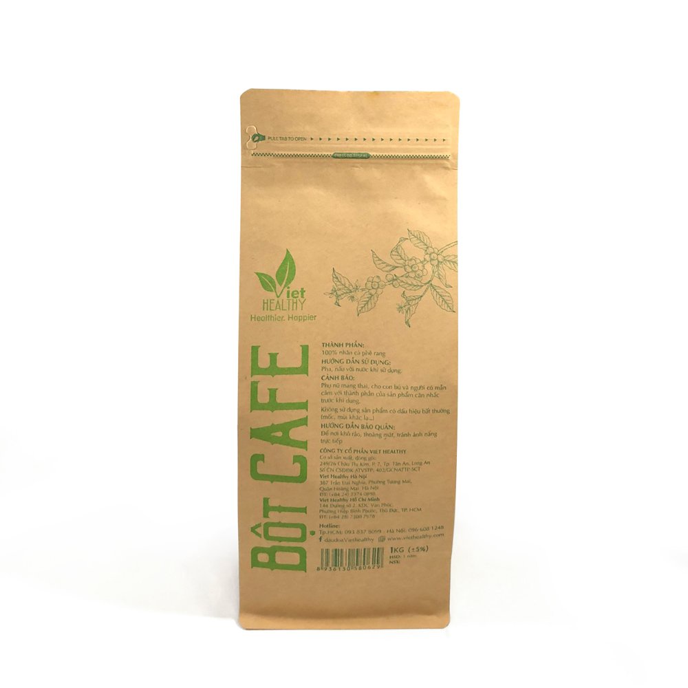 Bột Coffee Enema nguyên chất VietHealthy 1Kg