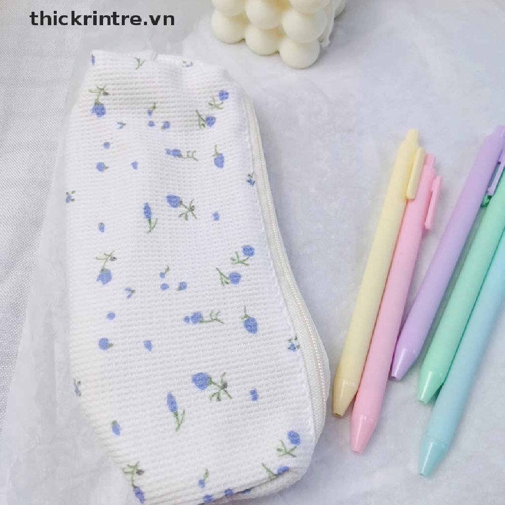 Túi Đựng Bút Chì Họa Tiết Hoa Xinh Xắn