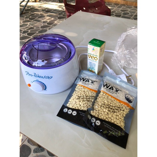 SÁP WAX LÔNG NÓNG HẠT ĐẬU HARD WAX BEAN 100g  Cao Cấp Professional High End Waxing Brand 100g Tặng KÈM QUE WAX GỖ | BigBuy360 - bigbuy360.vn