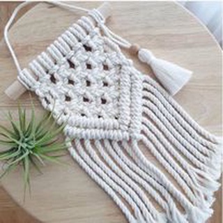 macrame trang trí nhà cửa, phòng ngủ ,phòng khách