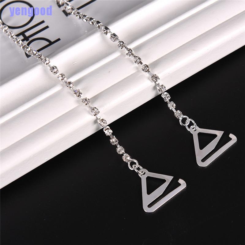 1 Bộ 1 / 2 Dây Áo Ngực Đính Đá Quyến Rũ Cho Nữ