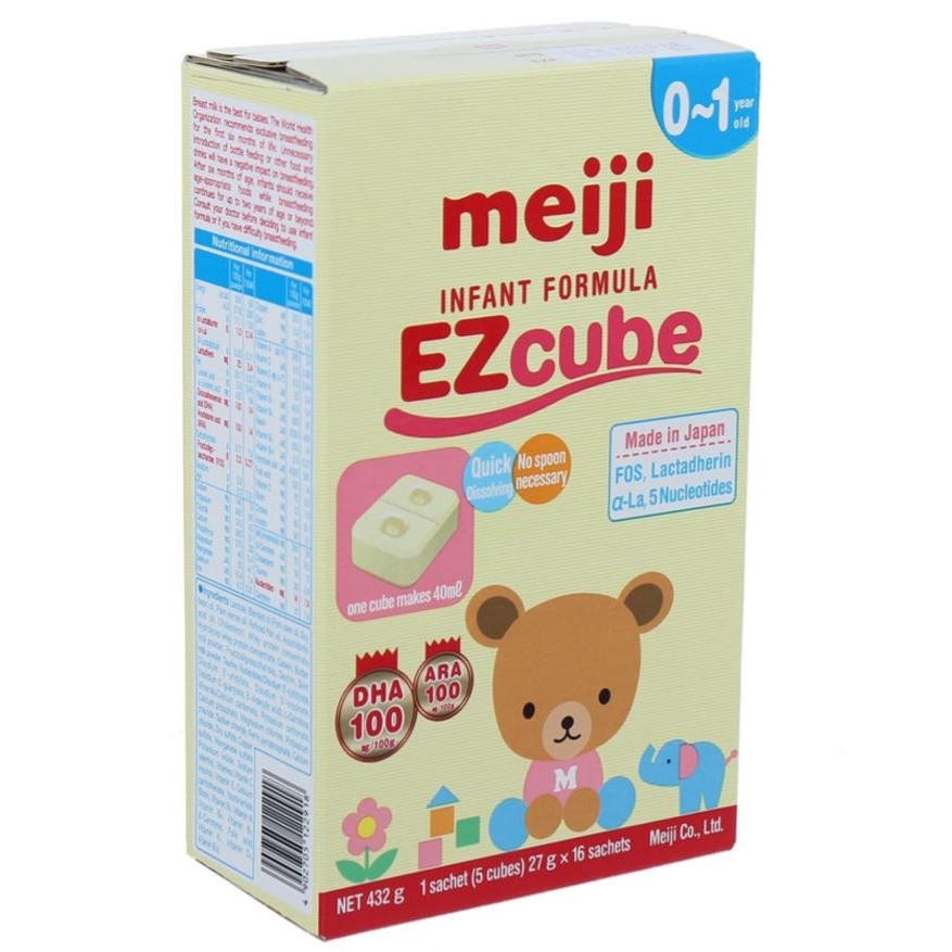 Sữa Meiji INFANT Nhập Khẩu Chính Hãng hộp giấy