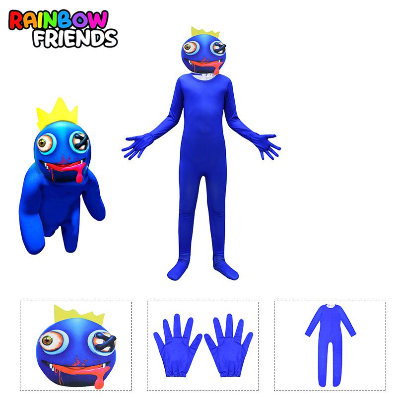Bộ đồ hóa trang Quái vật Cầu vồng Roblox có mặt nạ mới lạ mắt quà tặng dự tiệc cho trẻ em