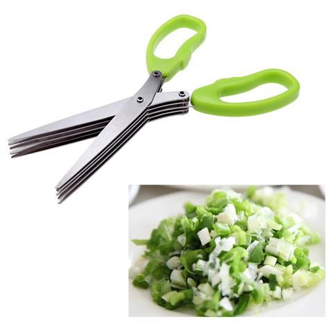 Kéo Cắt Hành 5 Lưỡi Không Rỉ Sét loại to - Độc và Lạ