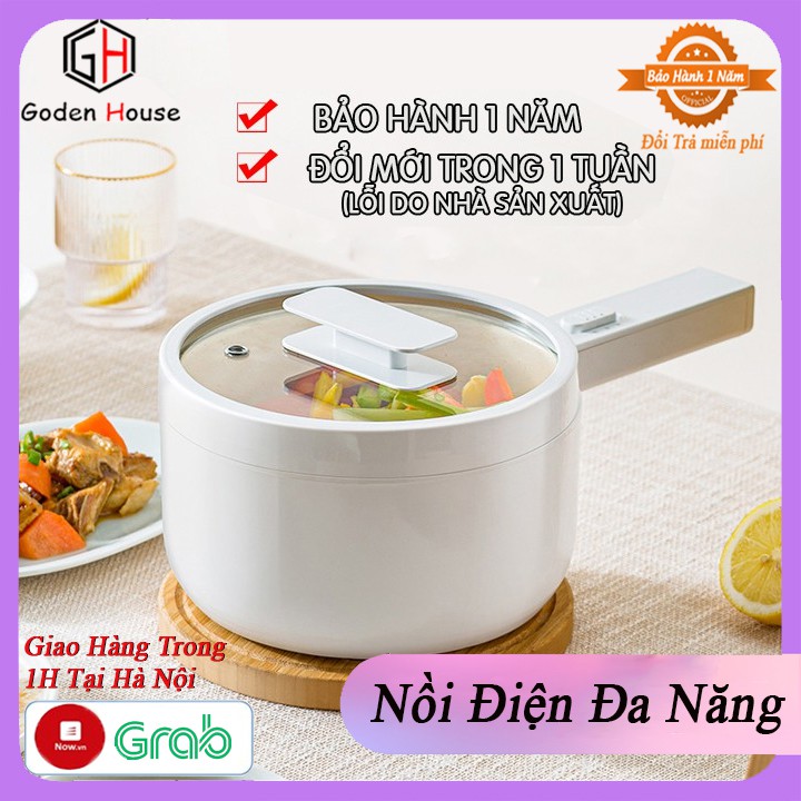 Nồi điện OLAYKS cao cấp, chảo điên nấu lẩu gia dụng da năng - bảo hành 12 tháng.