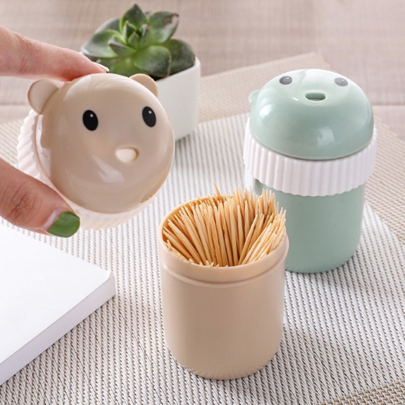 Hộp Đựng Tăm Xỉa Răng Lọ đựng tăm hình mèo siêu cute không chứa BPA