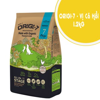 HẠT MỀM HƯU CƠ ORIGI-7 1,2KG - Cá Hồi, Thịt Vịt, Thịt Cừu, Thịt Bò