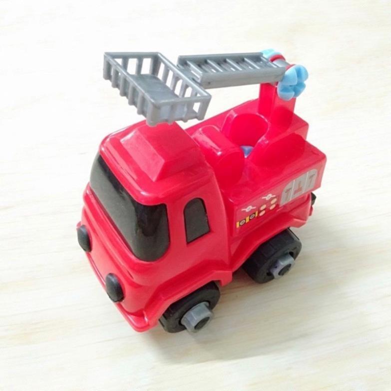 ⚡️[KHO Sỉ - RẺ VÔ ĐỊCH] [RẺ VÔ ĐỊCH] [Đồ Chơi Lắp Ráp] Set 6 xe công trình, xe cứu hỏa tặng kèm bộ tovit Tháo LẮp dễ dàn