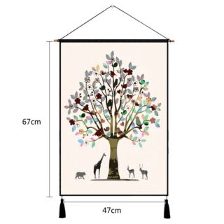 Tranh vải treo tường phong cách bắc âu