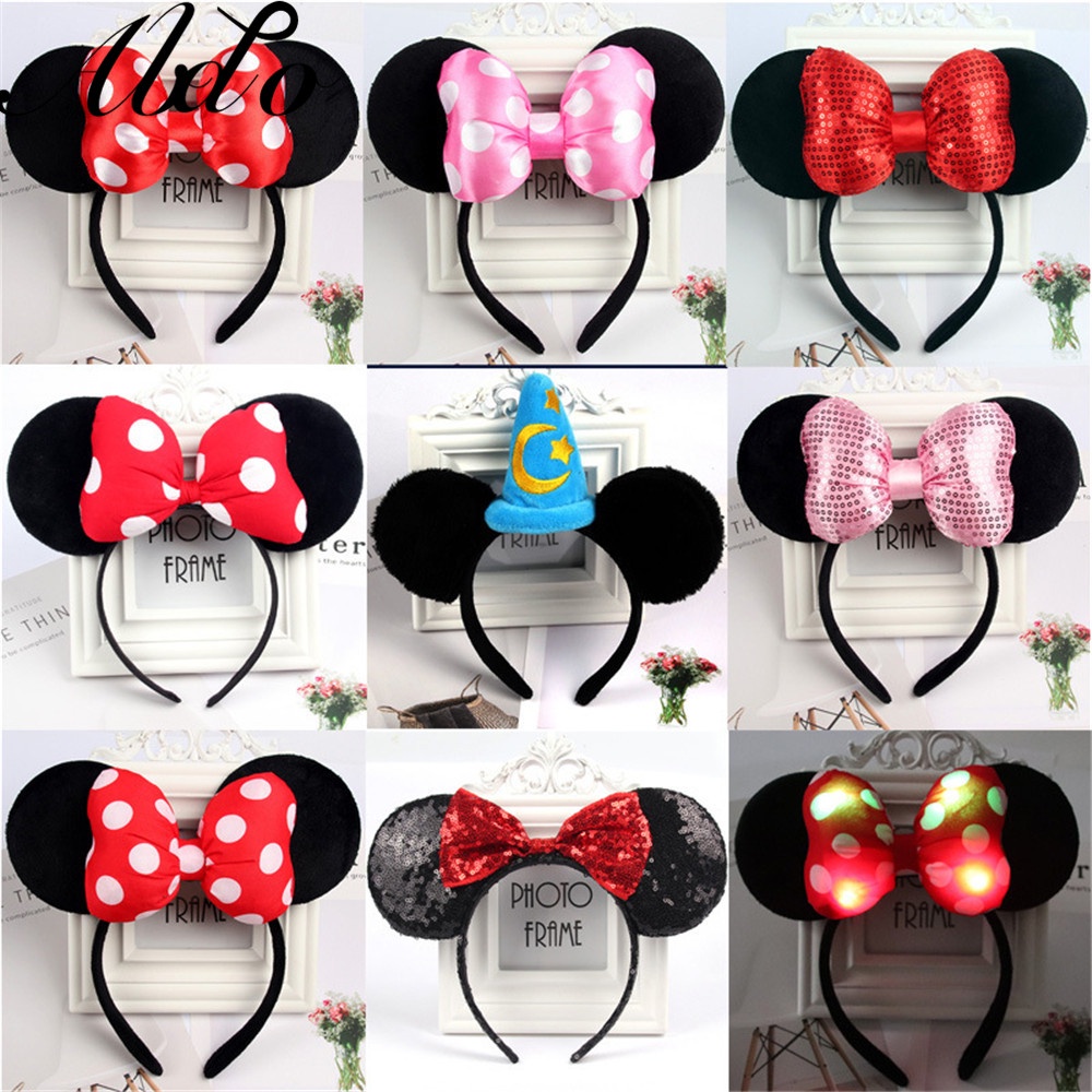 Băng Đô Hình Chuột Minnie Mickey Dễ Thương Cho Người Lớn Và Trẻ Em