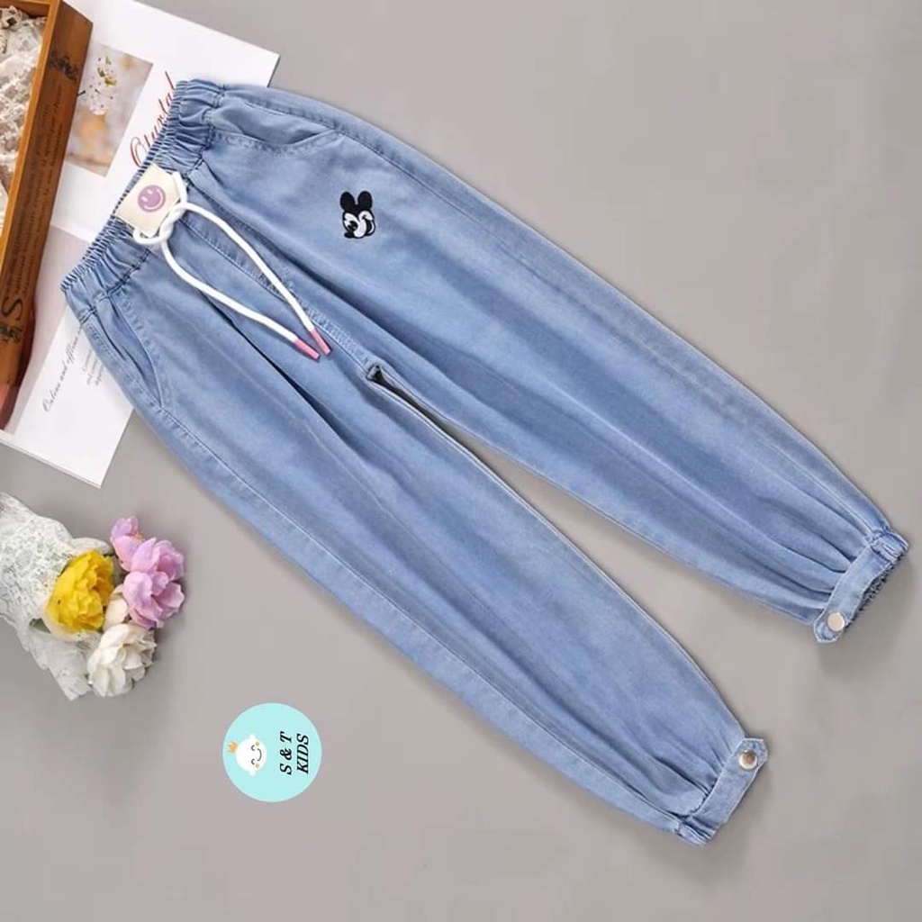 Quần jeans dài cho bé gái 20-27kg