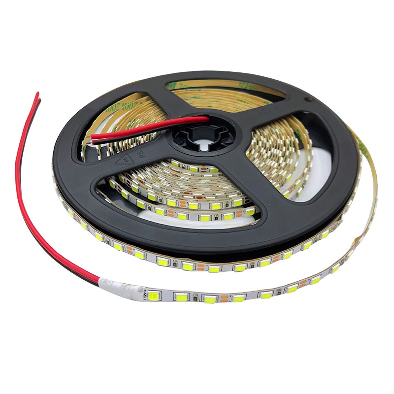 Cuộn Dây Đèn LED 2835 12V 4mm Siêu Mỏng 120 Bóng 5m Ánh Sáng Trắng / Xanh Ấm / Vàng Siêu Mỏng