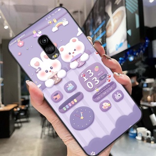 ốp lưng điện thoại Samsung J7 Plus / J7+ bộ hình gấu nâu chibi vô cùng đáng yêu