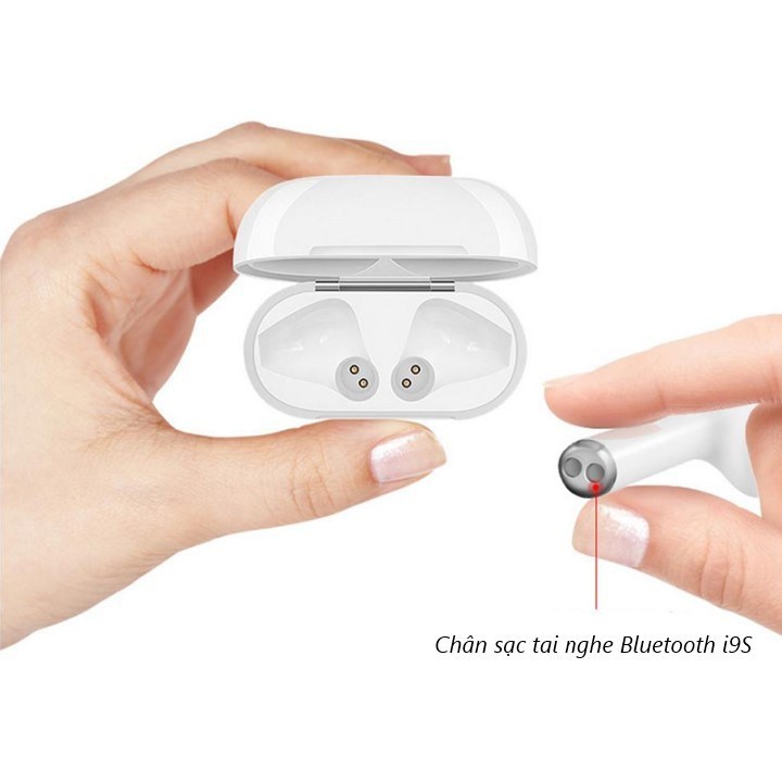 [Mã ELFLASH5 giảm 20K đơn 50K] Airpods i9s V5.0 Phiên Bản Mới Nhất kết nối BLUETOOTH Cảm Ứng thời thượng | BigBuy360 - bigbuy360.vn