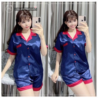 Đồ bộ pijama lụa phối