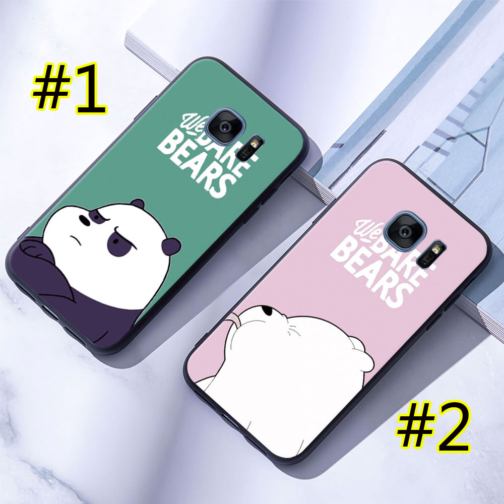Ốp lưng samsung Silicon Hình Gấu Xinh Xắn Cho Samsung Galaxy S7 Edge S8 S9 Plus 2