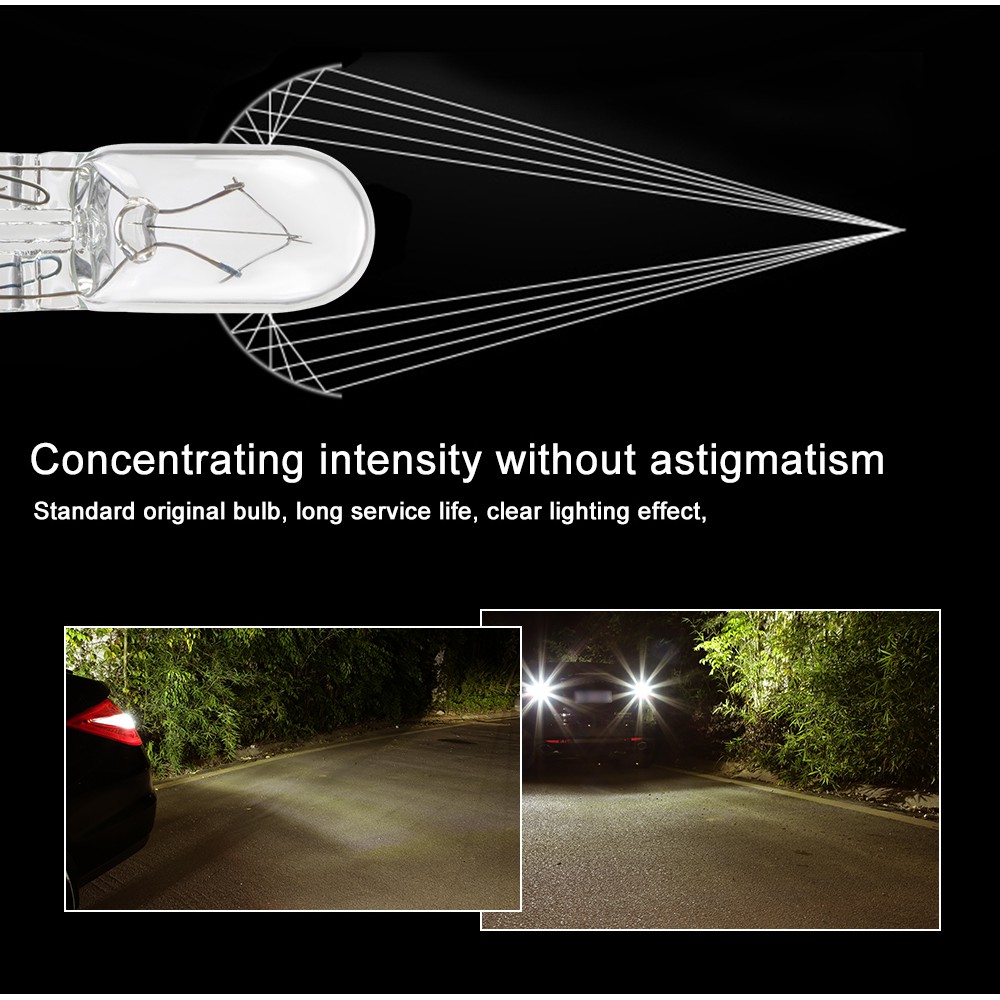 T10 W5W Đèn LED ô tô Đèn đọc sách Đèn ô tô Nêm đỗ xe Đèn chiếu sáng cửa bên Bóng đèn Halogen màu trắng ấm Phụ kiện đèn ô tô 194 168 12V cho ánh sáng khoảng cách ô tô