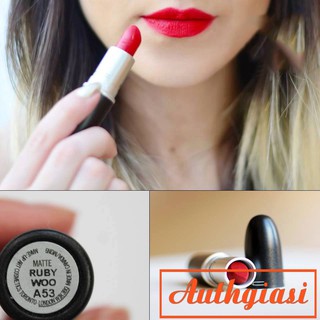 Son lì Mac Ruby Woo chính hãng màu Đỏ Ruby huyền thoại