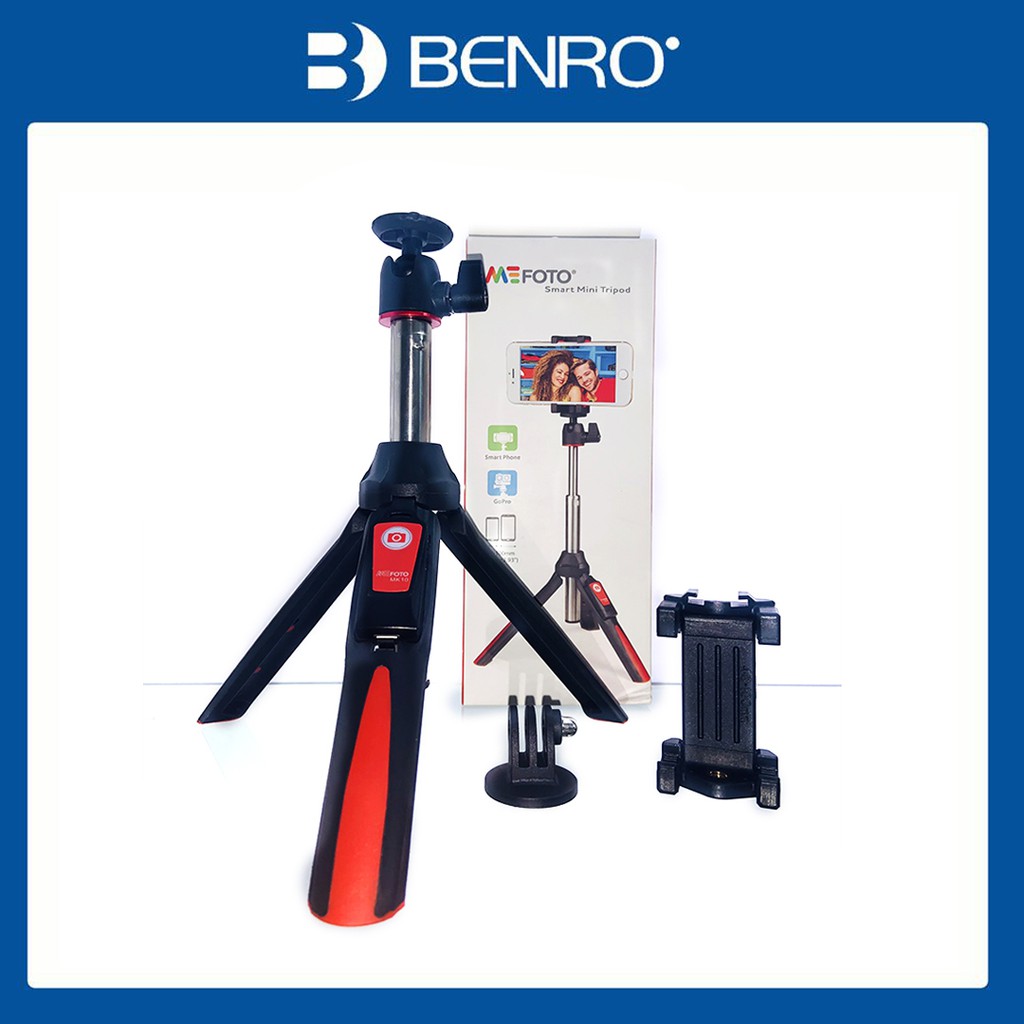 Gậy quay tik tok, selfie, livestream Mefoto MK10 - Benro MK10 - Tripod Điện thoại - Chính Hãng