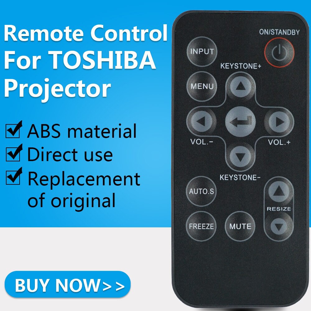 Remote máy chiếu TOSHIBA mẫu 1 - Điều khiển máy chiếu TOSHIBA mẫu 1 - PROJECTOR (Hàng XỊN - tặng pin)