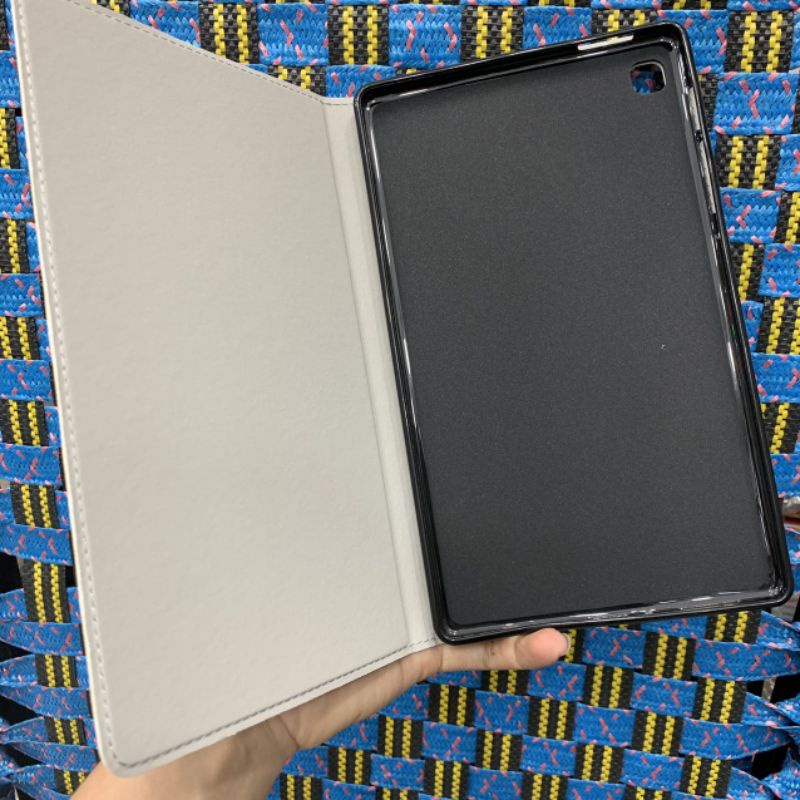 Bao da Samsung Tab A7 lite T220 T225 dẻo gấu Bearbrick siêu dễ thương chất bao đẹp