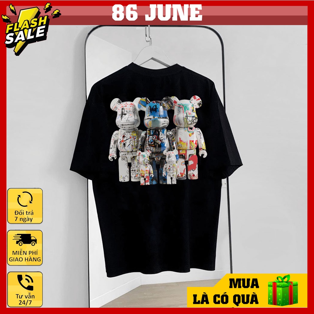 Áo thun tay lỡ unisex, áo phông oversize form rộng phong cách, cá tính cực chất