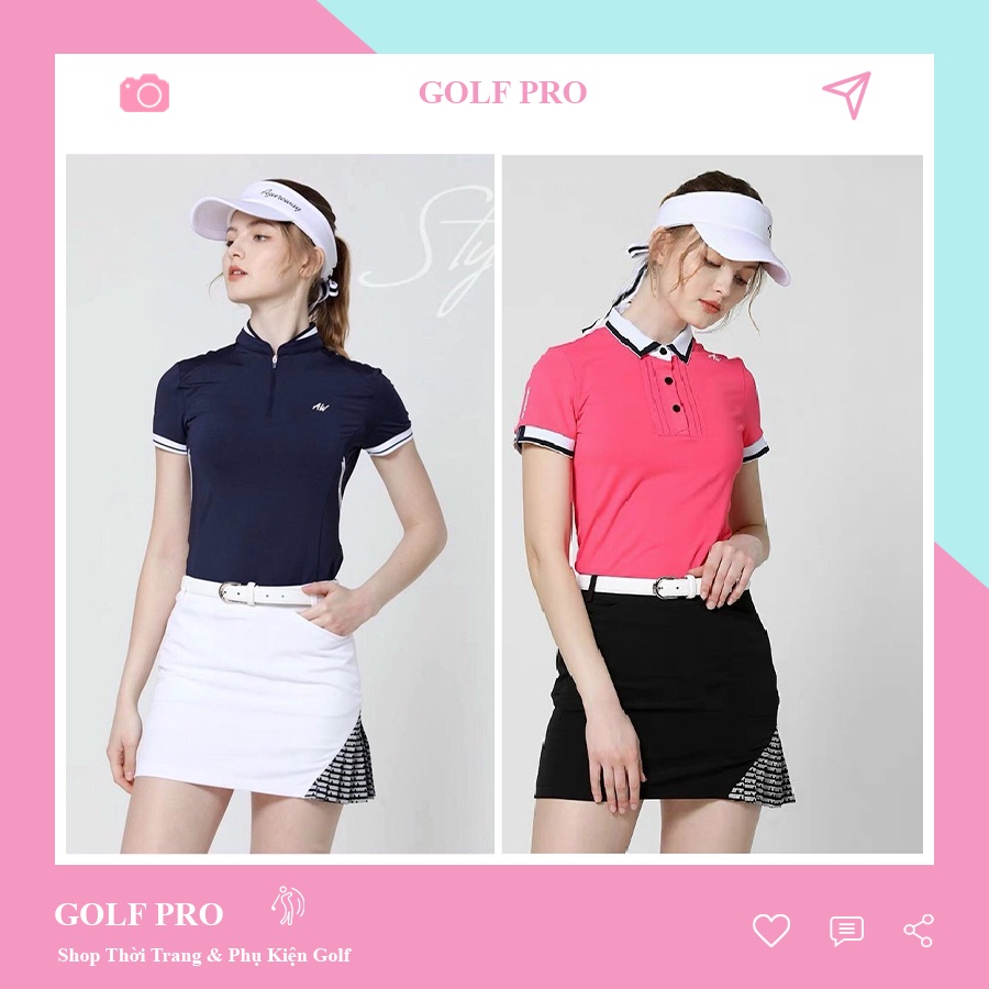 Set váy và áo golf nữ cao cấp Azureway chính hãng shop GOLF PRO AV004