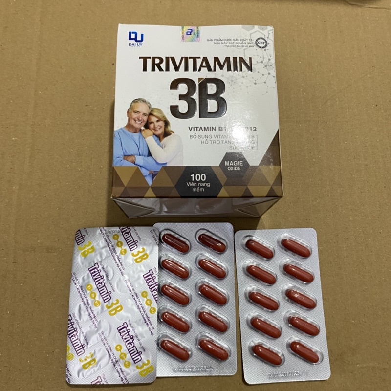 VITAMIN 3B - TRIVITAMIN 3B bổ sung B1 B6 B12 vitamin nhóm B