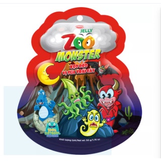 Kẹo dẻo zoo monster bibica 50g
