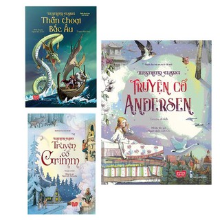 Combo Illustrated Classics Thần Thoại Bắc Âu + Truyện Cổ Andersen + Truyện Cổ Grimm