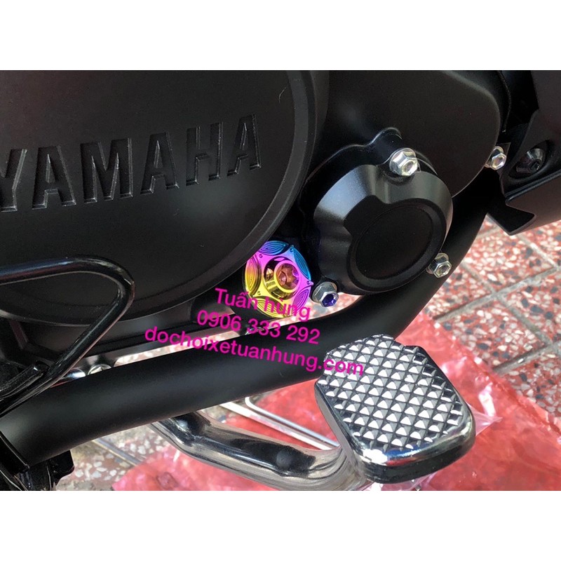 Ốc nắp nhớt titan xe máy  - ốc nhớt xe máy titan 7 màu - đồ chơi xe ex155