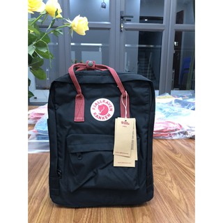 Balo Kanken Classic (màu đen quai đỏ)