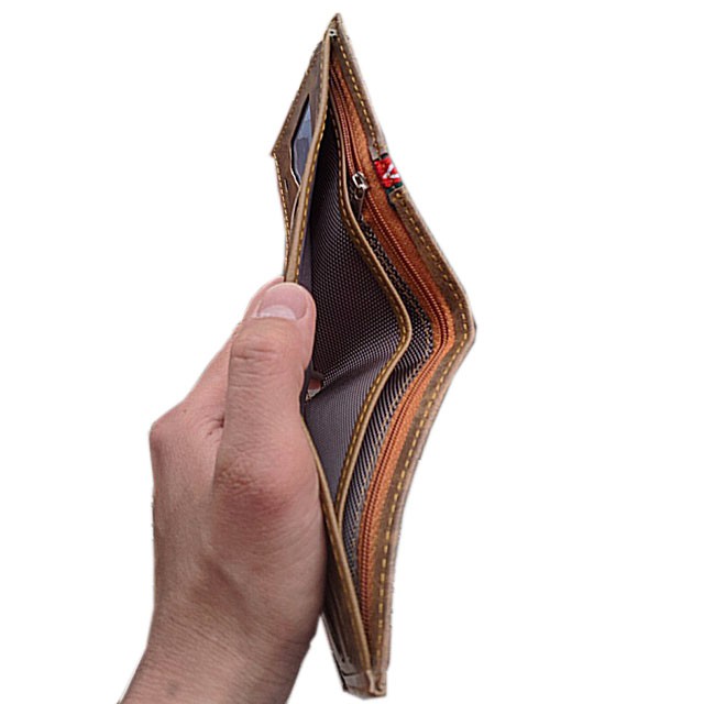 Ví Nam Polo phoenix da PU bóng cao cấp dáng ngang phong cách trẻ trung hiện đại.