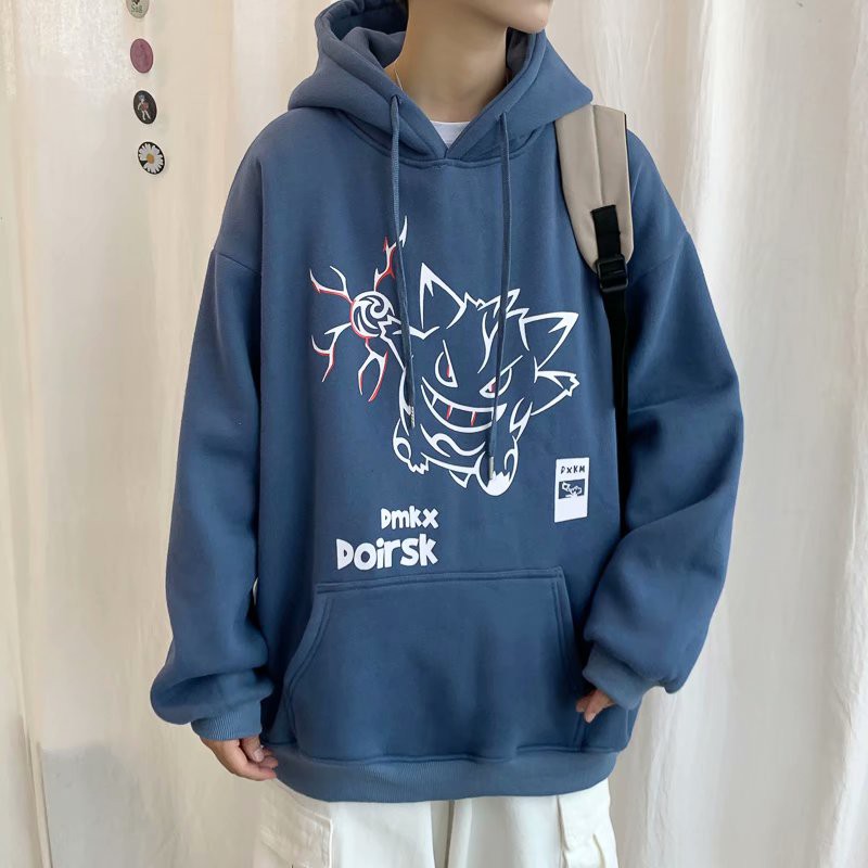 Áo hoodie in hình anime Pokemon Nhật Bản cá tính cho cặp đôi size M-3XL | BigBuy360 - bigbuy360.vn