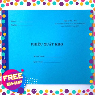 Phiếu xuất kho 2 liên khổ a5 16x20cm █▬█ █ ▀█▀
