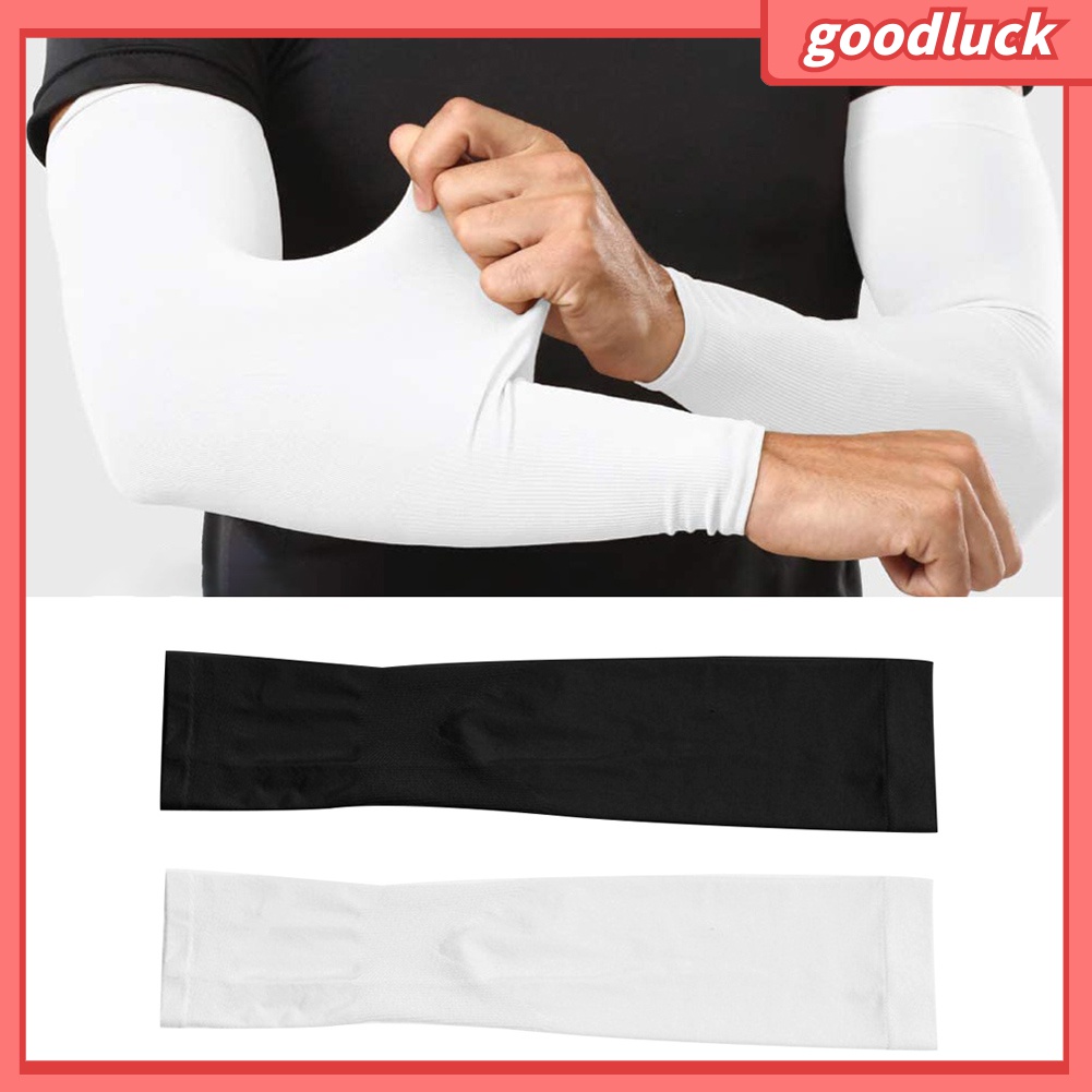 Vỏ Bọc Bảo Vệ Cánh Tay Màu Trơn Chống Tia UV Khi Đạp Xe Ngoài Trời